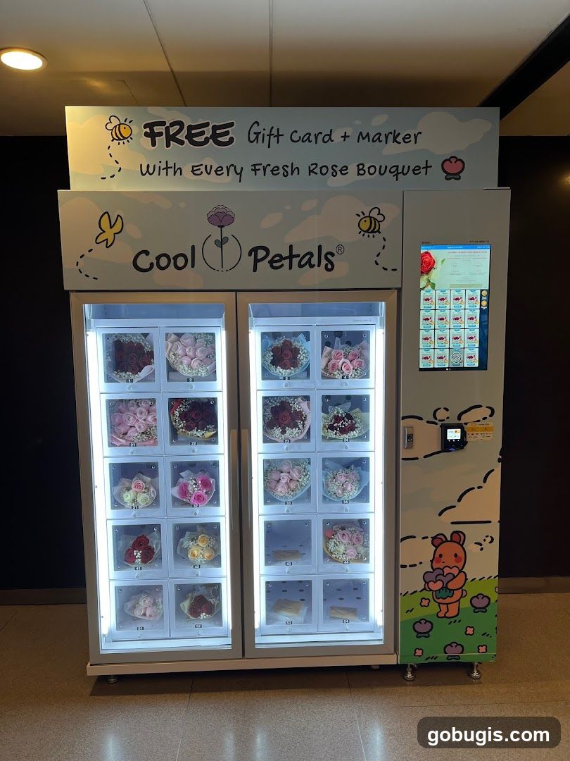Cool Petals Vending Machine