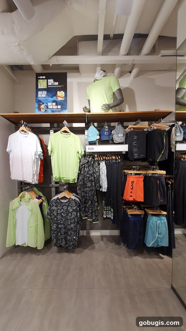 Athletic Apparel Display