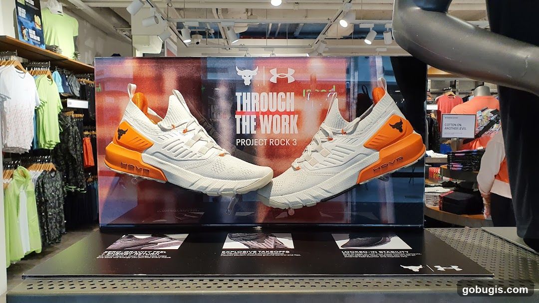 Under Armour Project Rock 3 Shoes Display