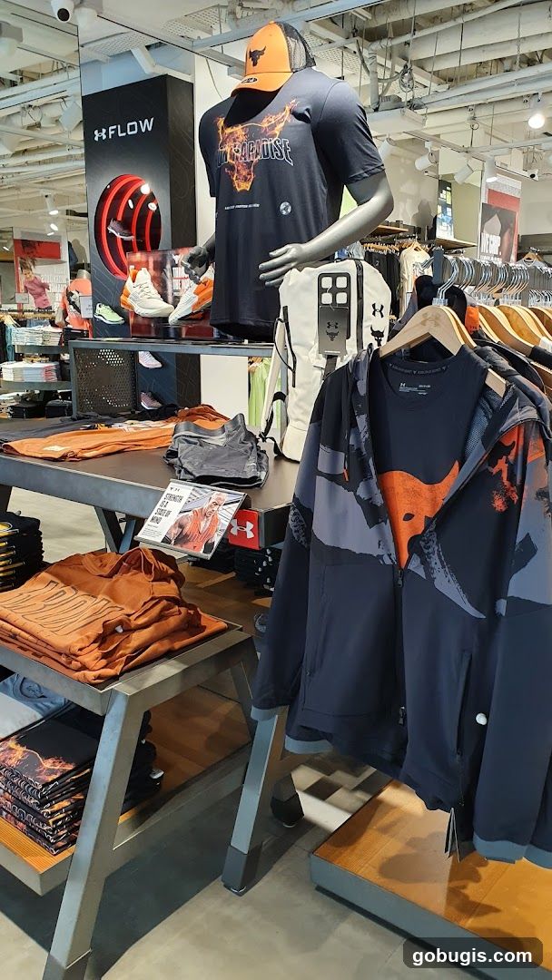 Athletic Apparel Display