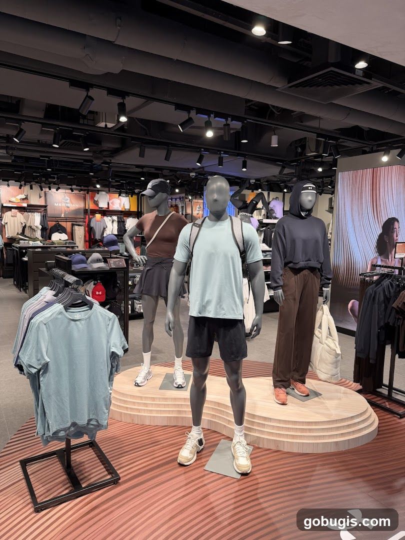 Athletic Apparel Store Display