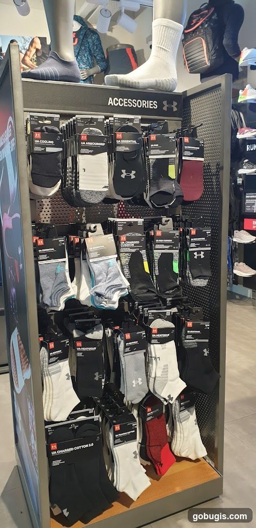Under Armour Accessories Display