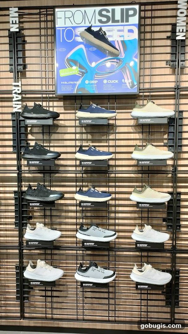 Under Armour Shoes Display