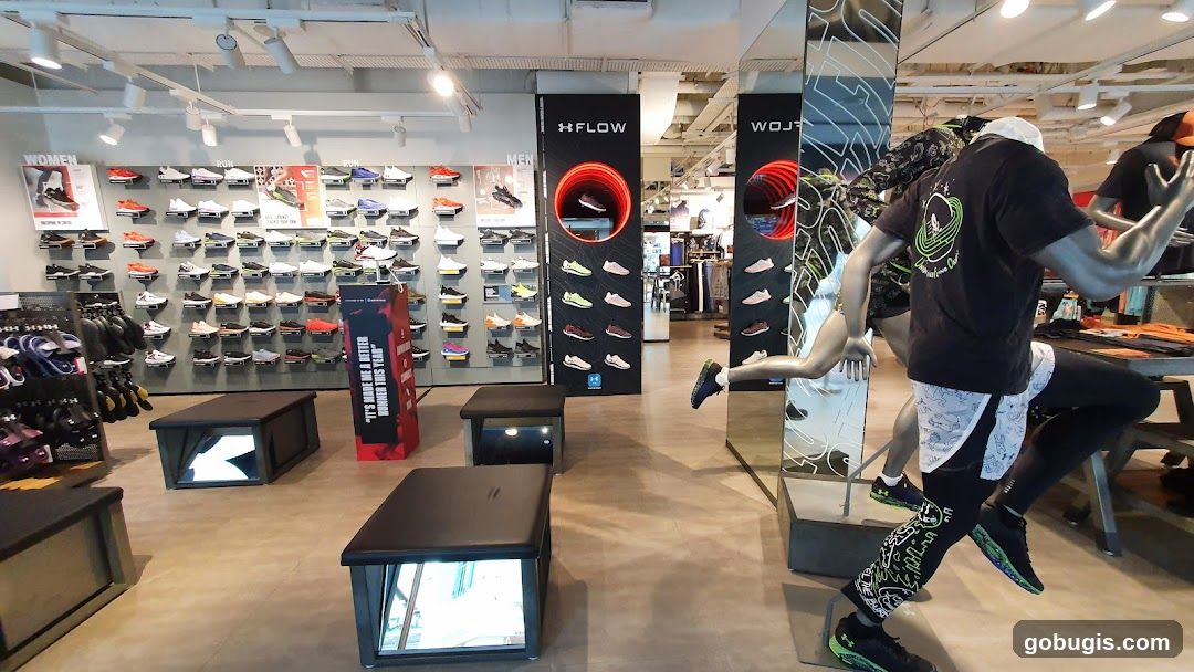 Athletic Shoe Store Interior