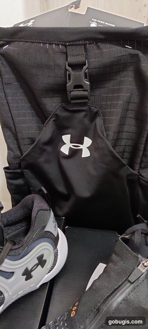 Under Armour Sling Bag and Shoe