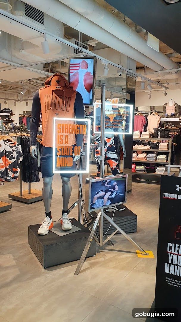Athletic Apparel Store Display