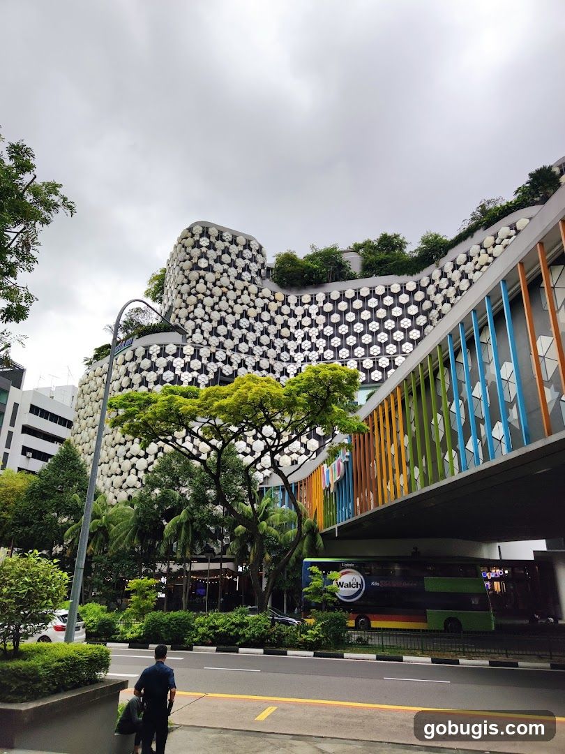 Modern Building with Unique Facade