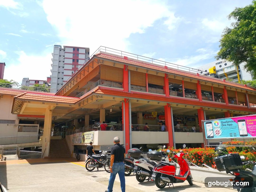 Hawker Centre with Scooters