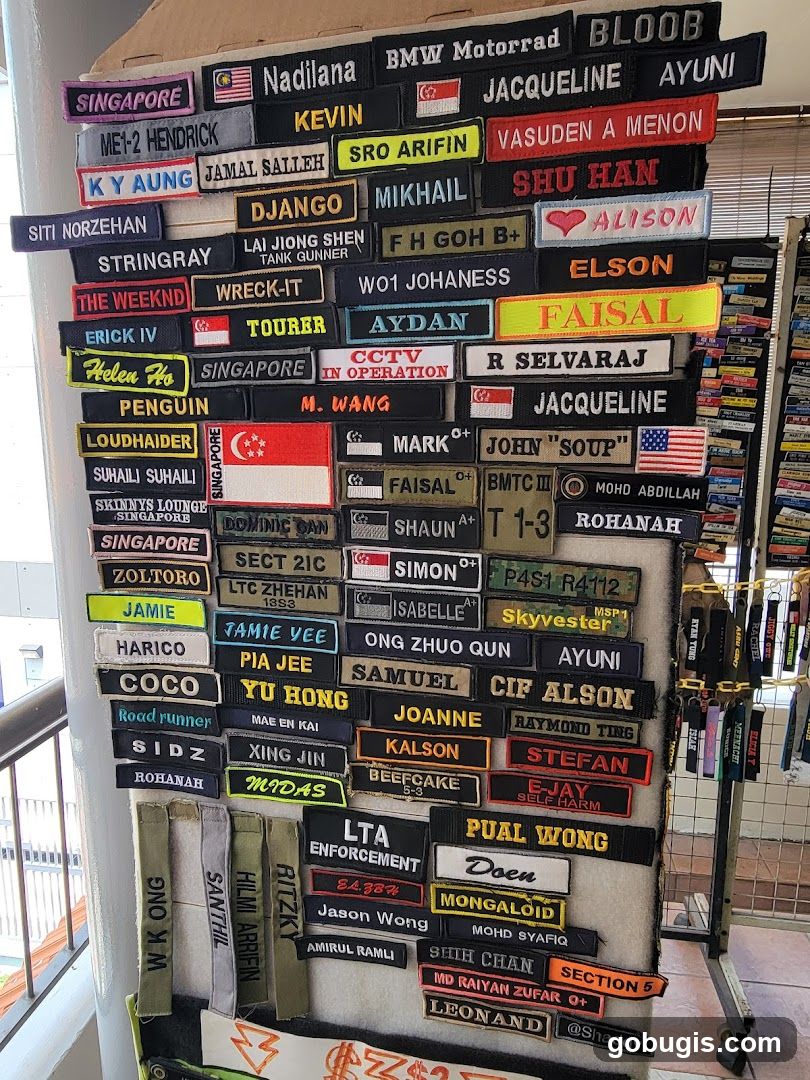 Custom Patches Display