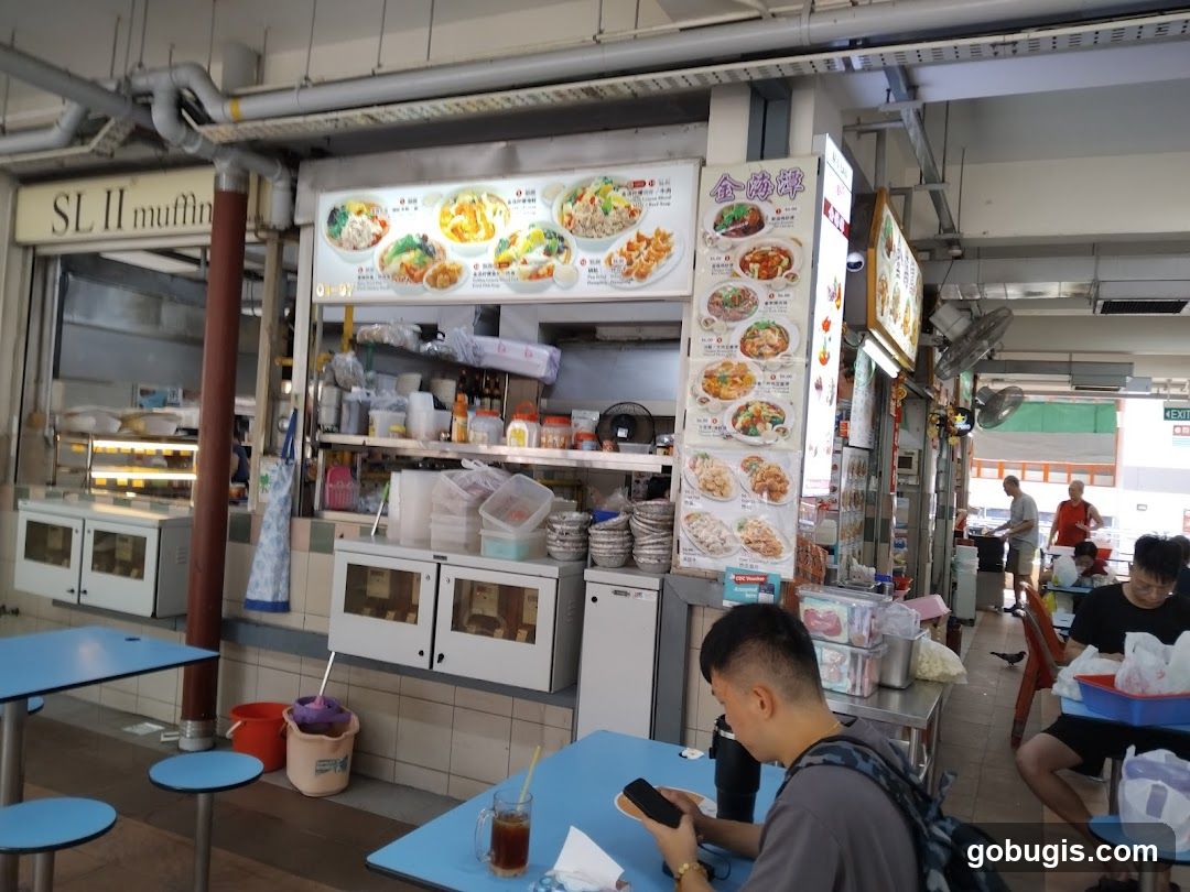 Food Stall with Menu Displays
