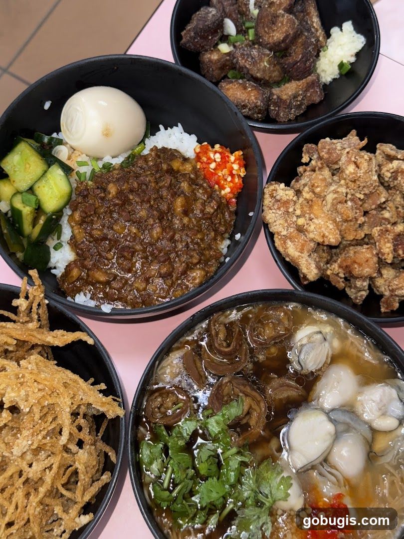 Assortment of Taiwanese Dishes