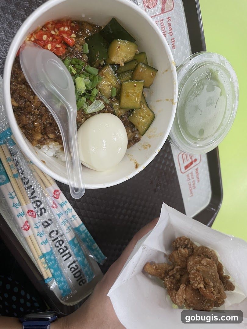 Meal with Fried Chicken