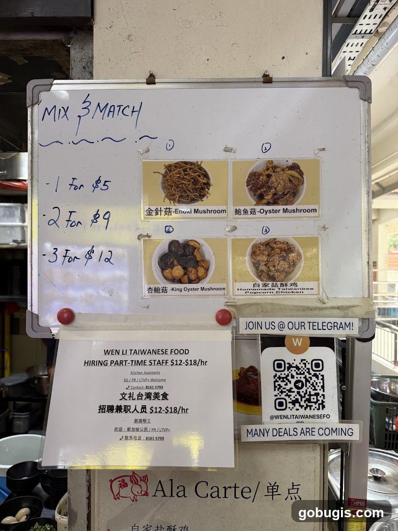 Mix & Match Menu