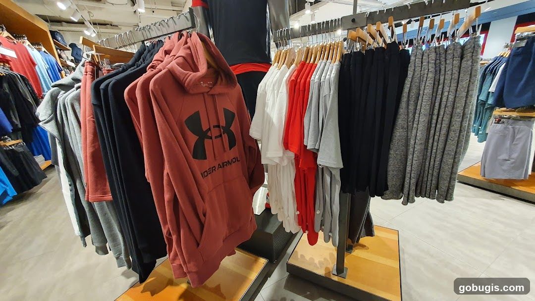 Under Armour Apparel Display