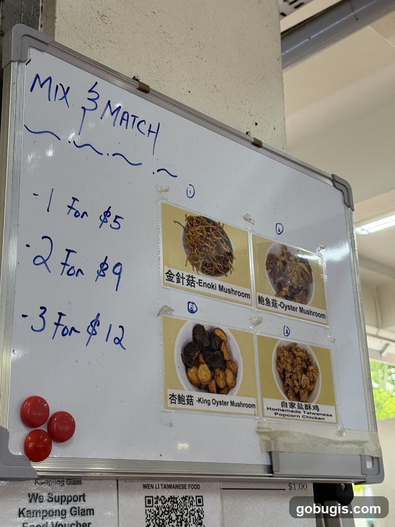 Mix & Match Menu