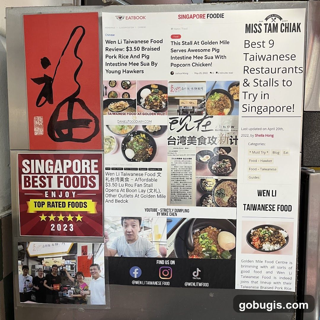 Singapore Best Foods Display