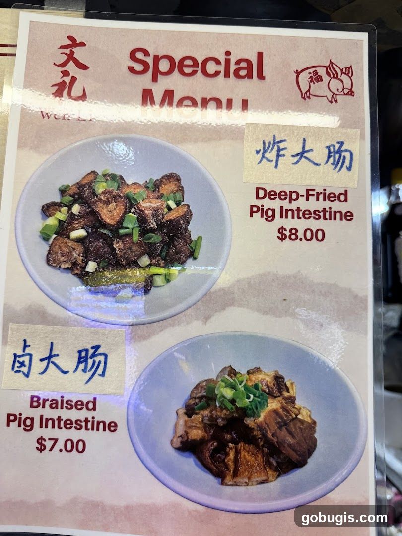 Special Menu