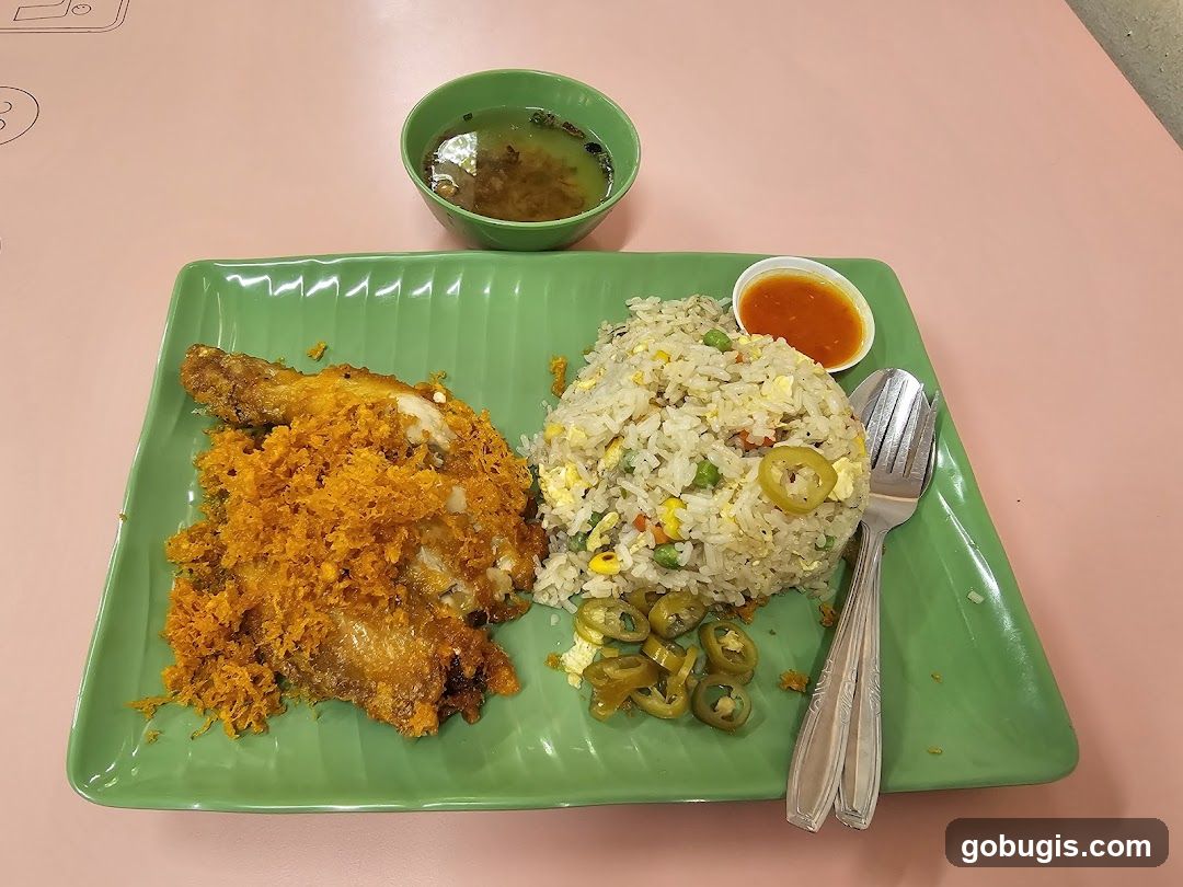 Fried Chicken with Rice