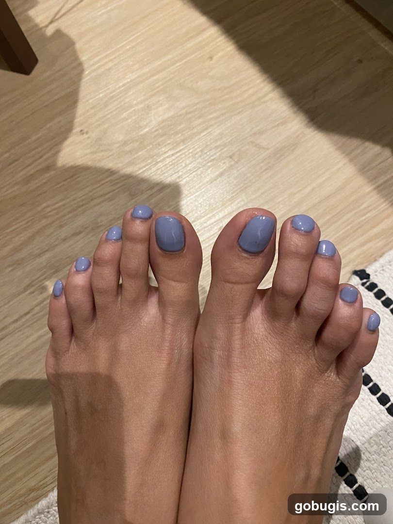 Pedicured Feet