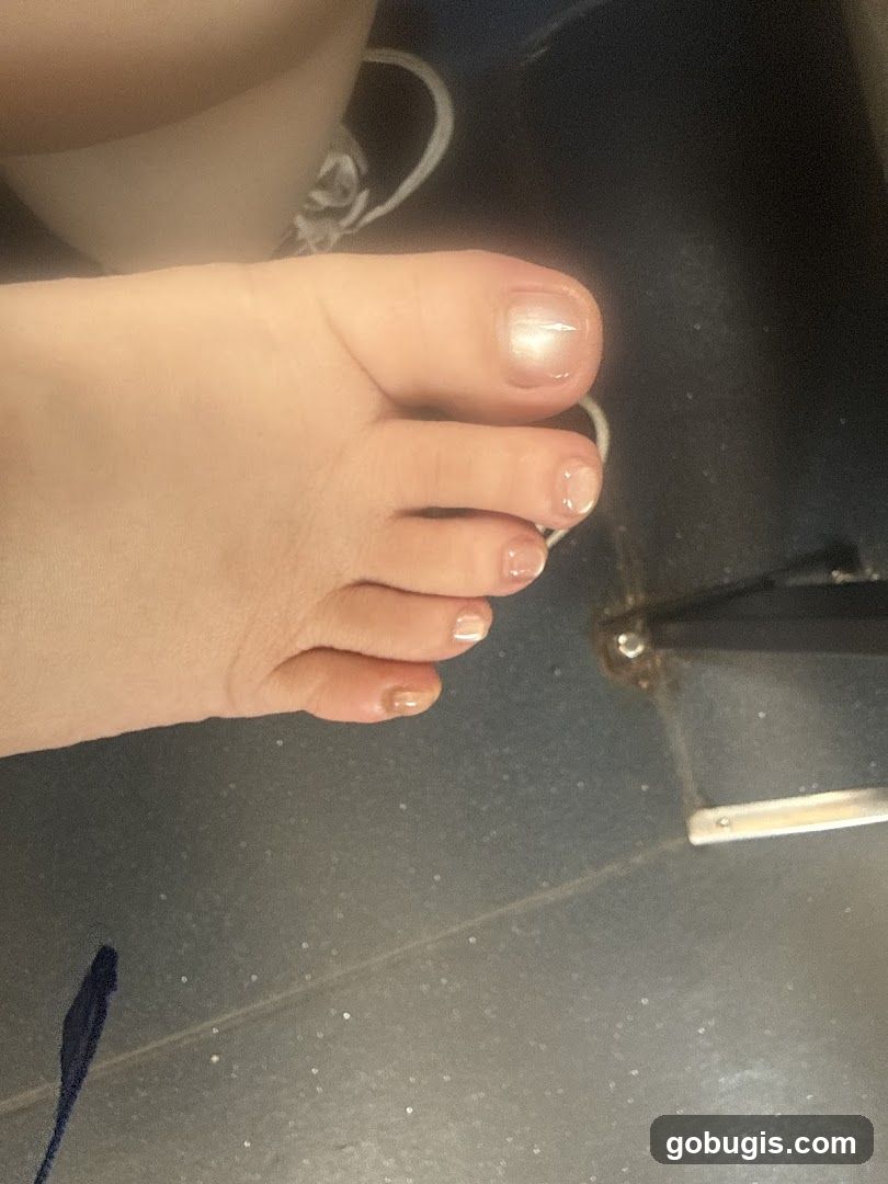 Foot with Pedicure