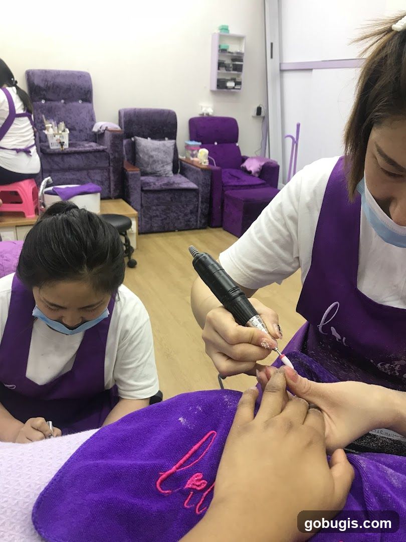 Nail Salon Interior