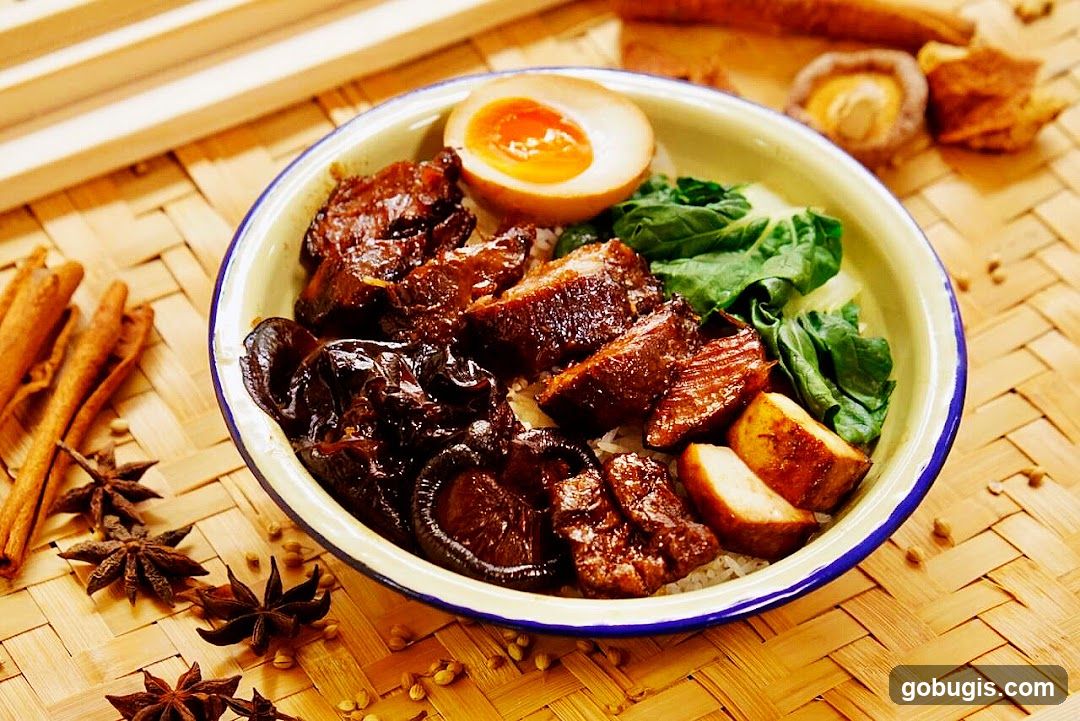 Braised Pork Rice Bowl
