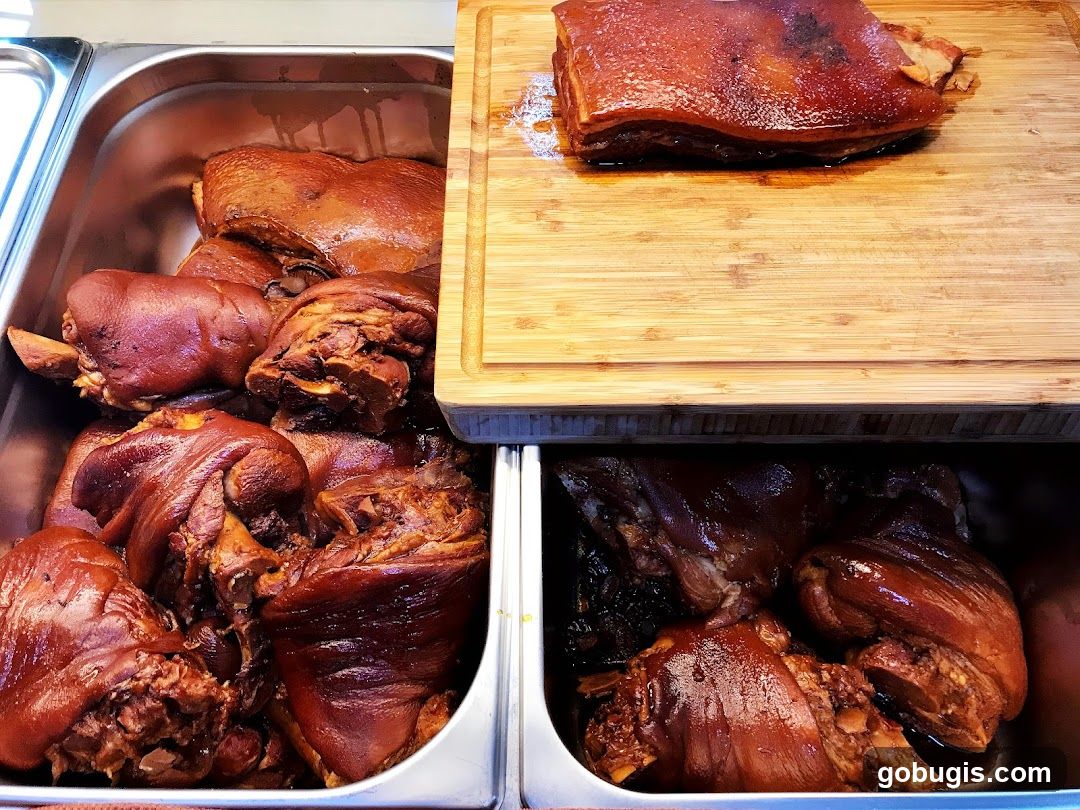 Braised Pork Knuckles and Belly
