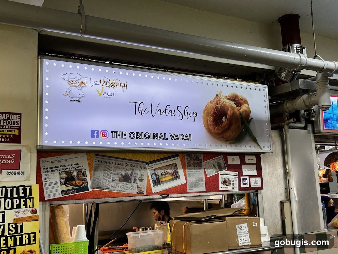 The Original Vadai Shop Signage