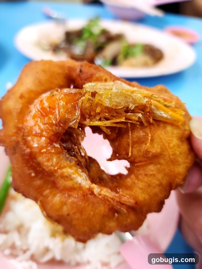 Fried Shrimp Fritter with Rice