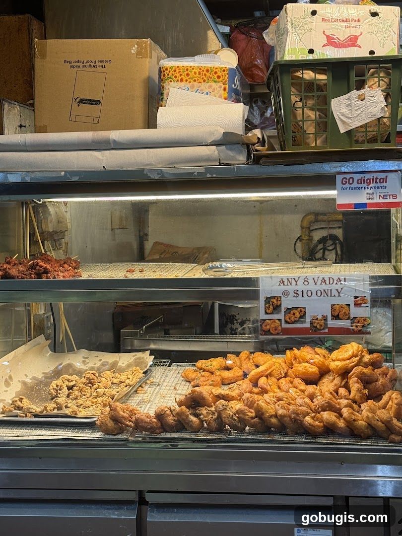 Fried Snacks Display