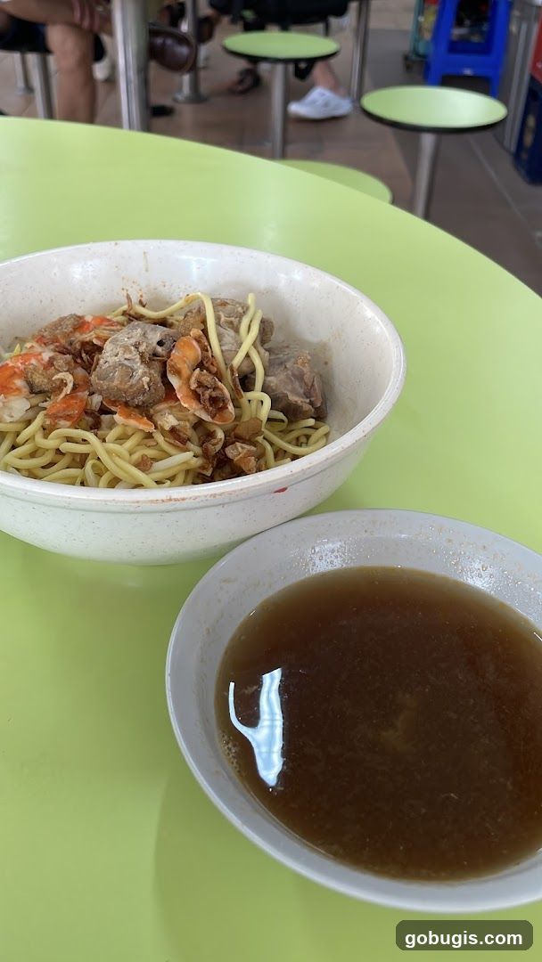 Noodles with Meat and Shrimp