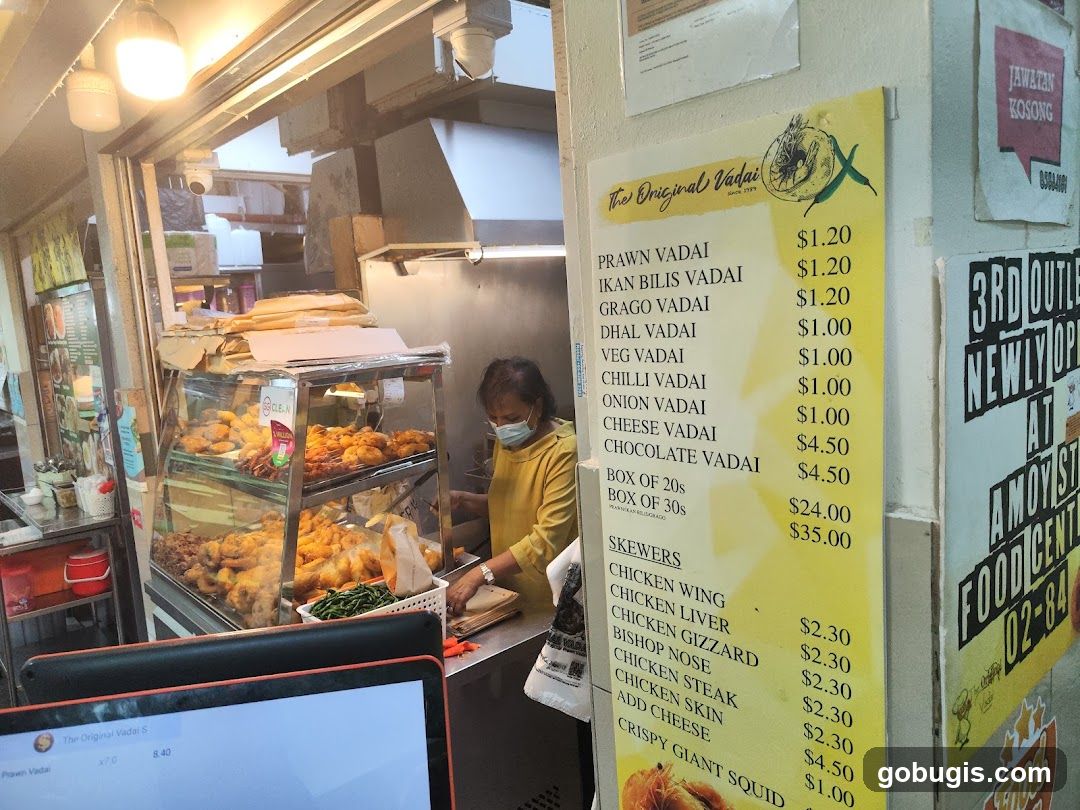 Food Stall Menu and Display