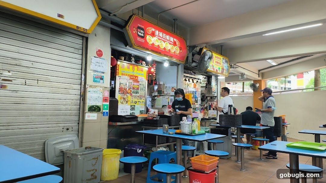 Food Stall with Seating Area