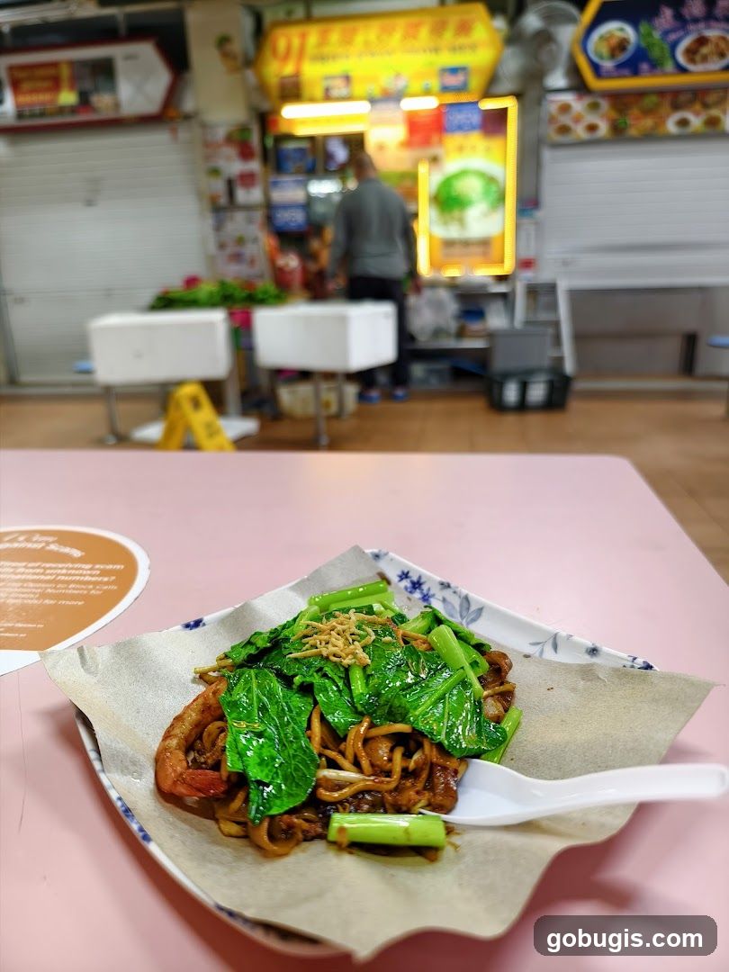 Noodles with Vegetables and Shrimp