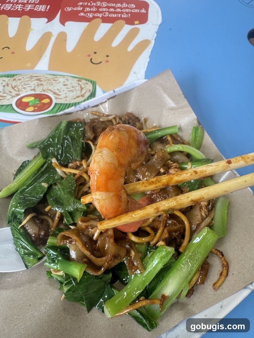 Char Kway Teow with Shrimp