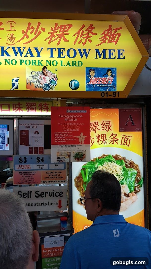 Hawker Stall Signage