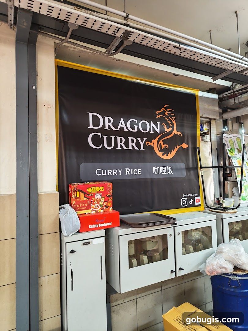 Dragon Curry Sign