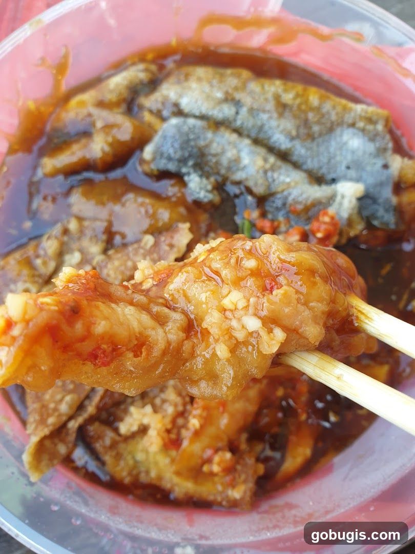 Fried Food with Sauce