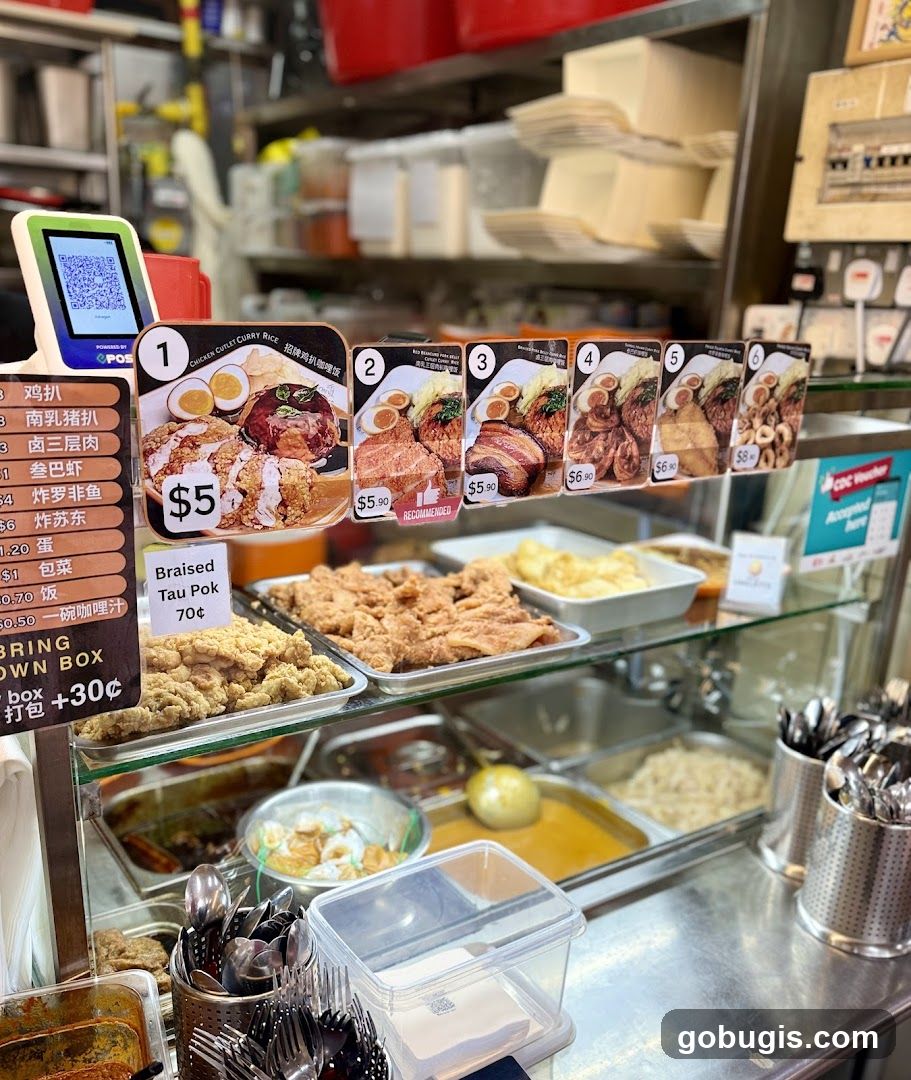 Food Stall Display