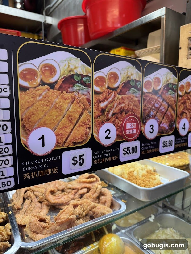Curry Rice Menu