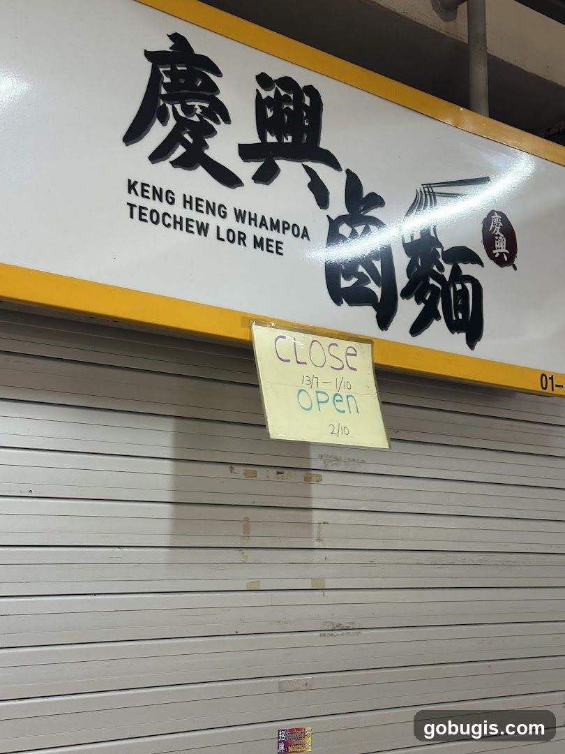 Keng Heng Whampoa Teochew Lor Mee