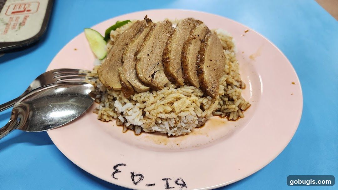 Sliced Duck Rice