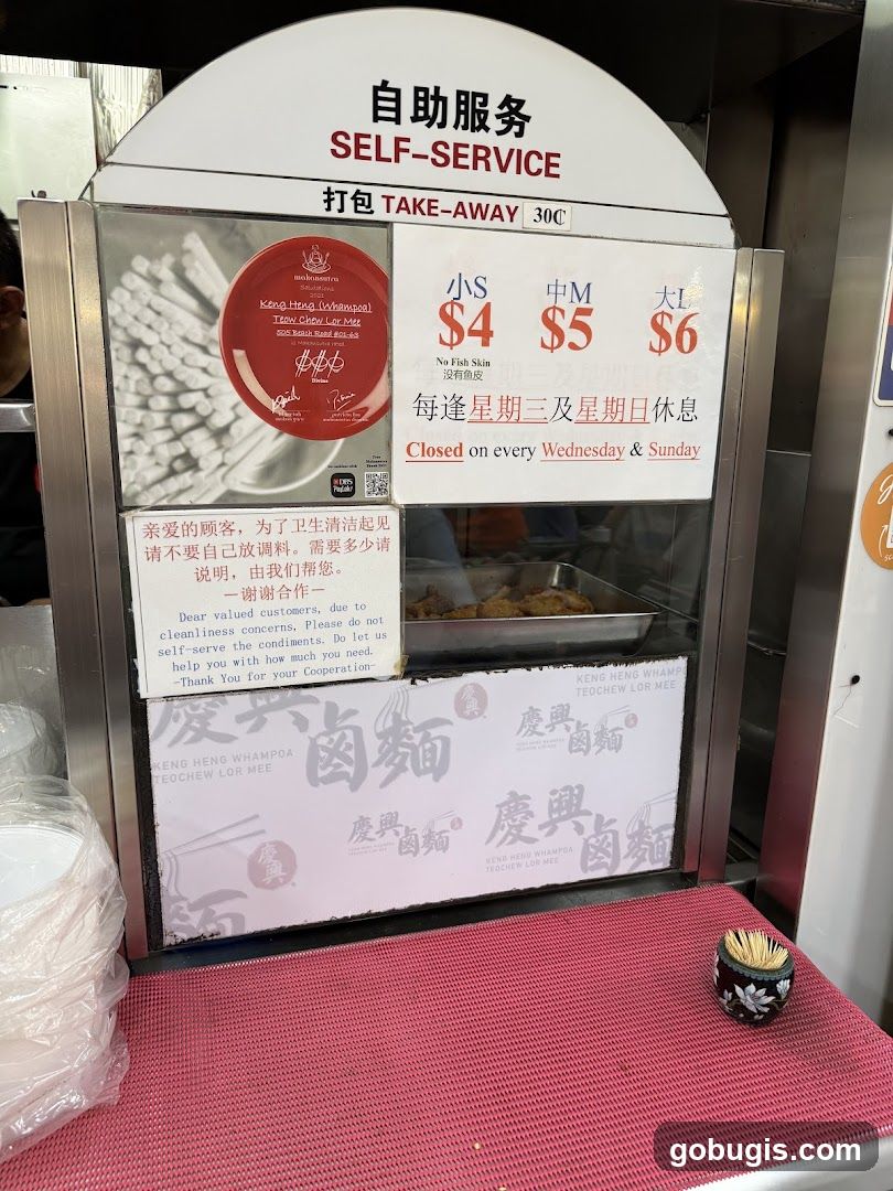 Self-Service Take-Away Counter