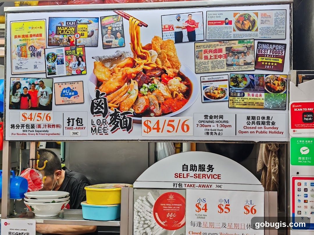 Keng Heng Lor Mee Menu