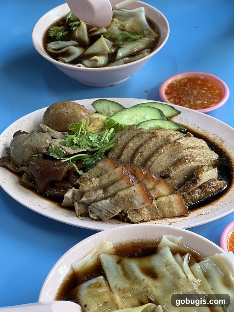 Assorted Braised Meats and Noodles