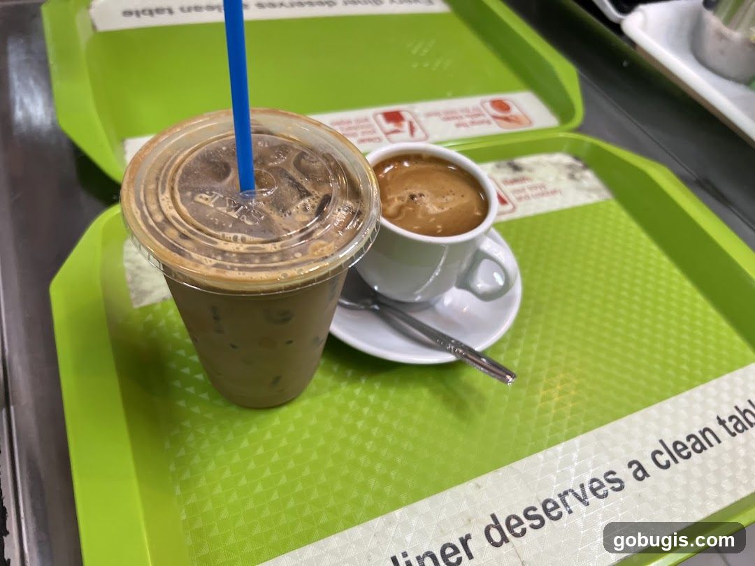 Iced Coffee and Espresso