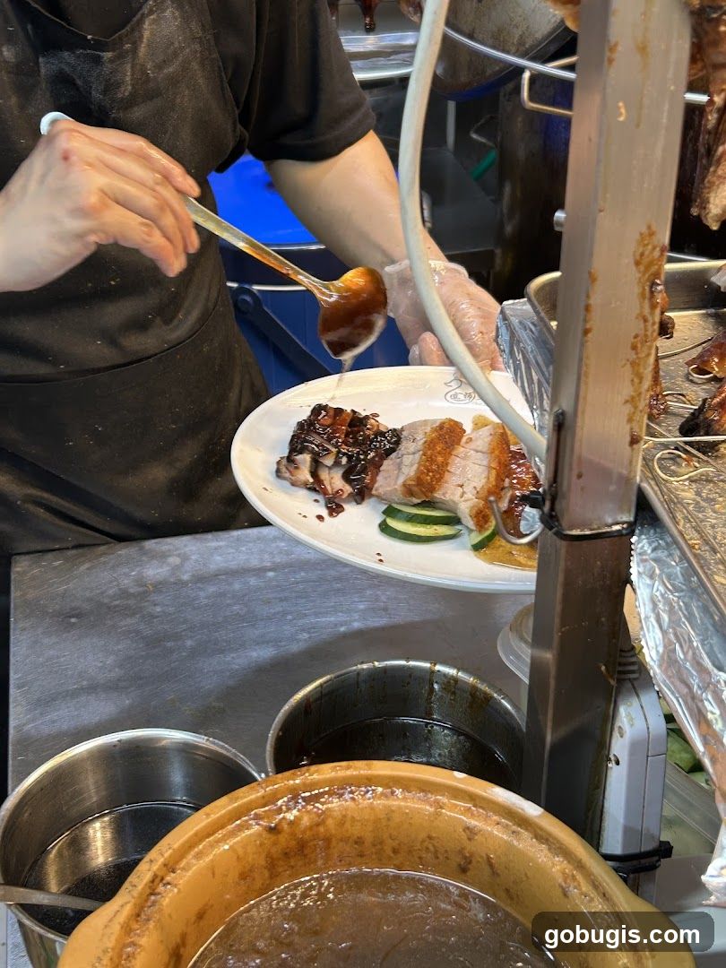 Roast Duck and Pork Platter
