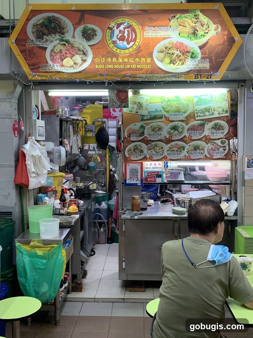 Bugis (Longhouse) Lim Kee Beef Noodles