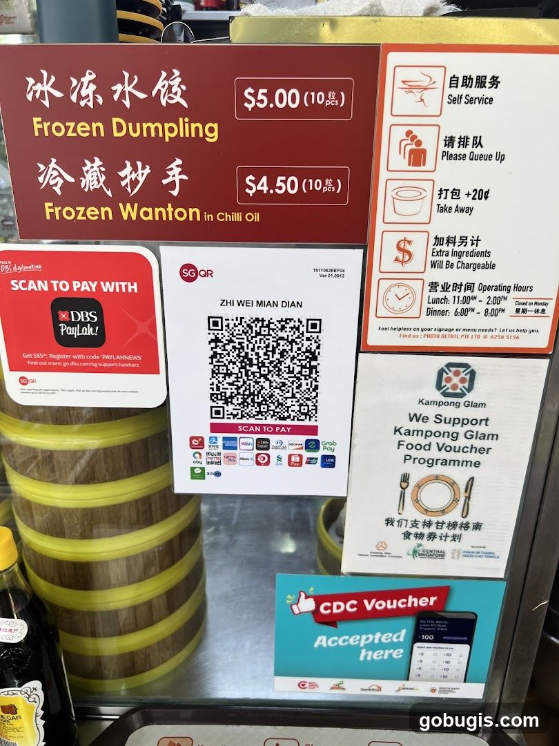 Food Stall Signage