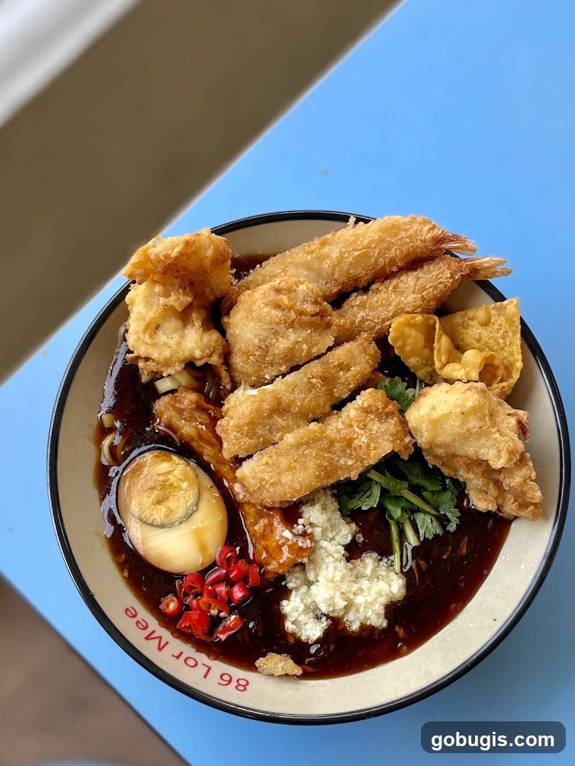 Lor Mee with Fried Toppings